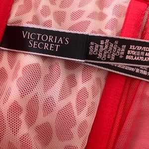 Victoria secret red corset size xs